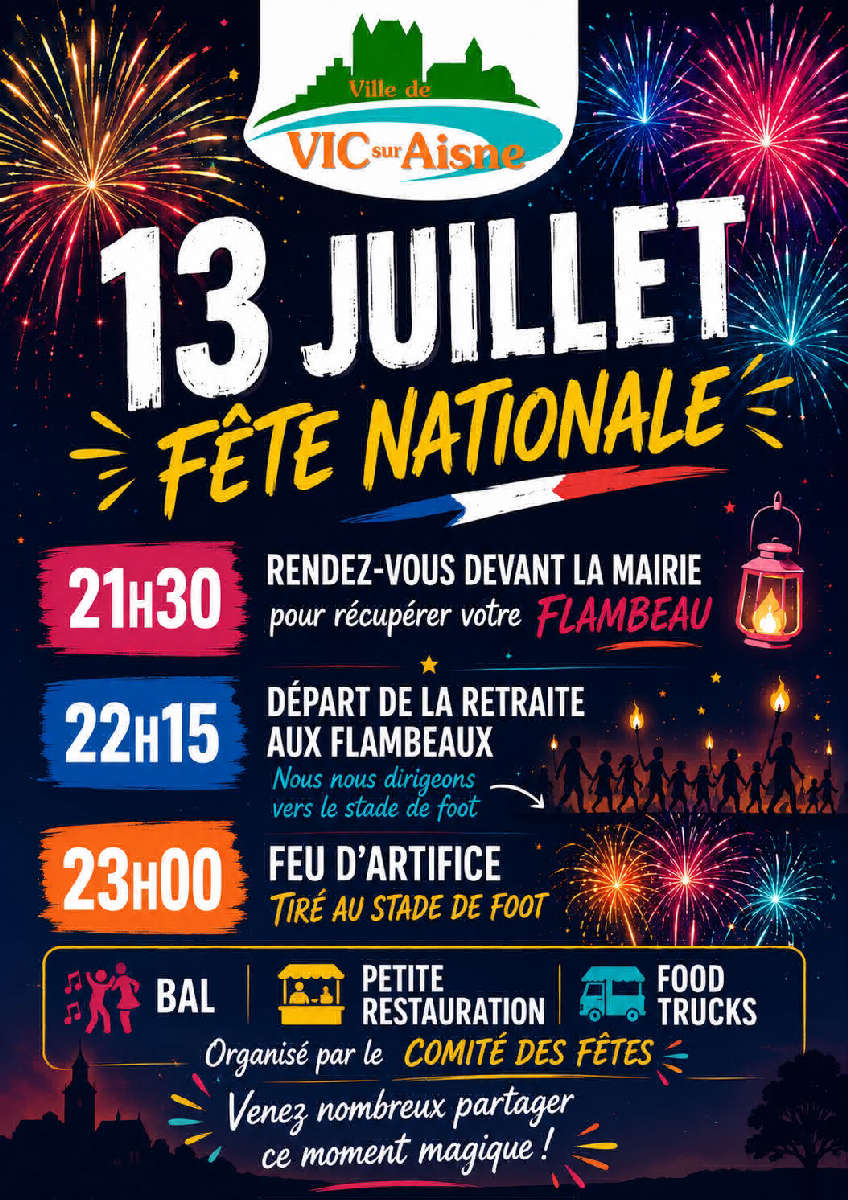 13 juillet-soirée dansante feu artifice 