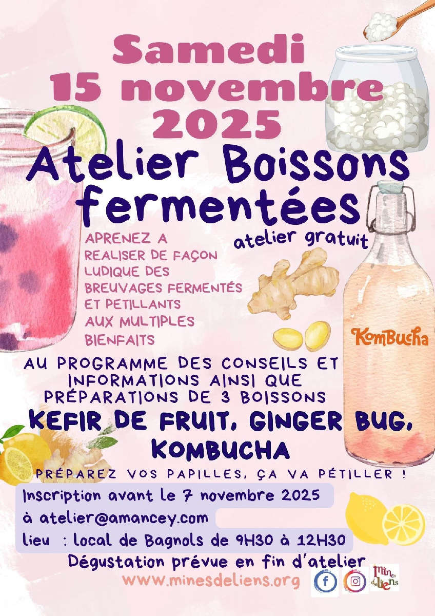 Atelier boissons fermentées