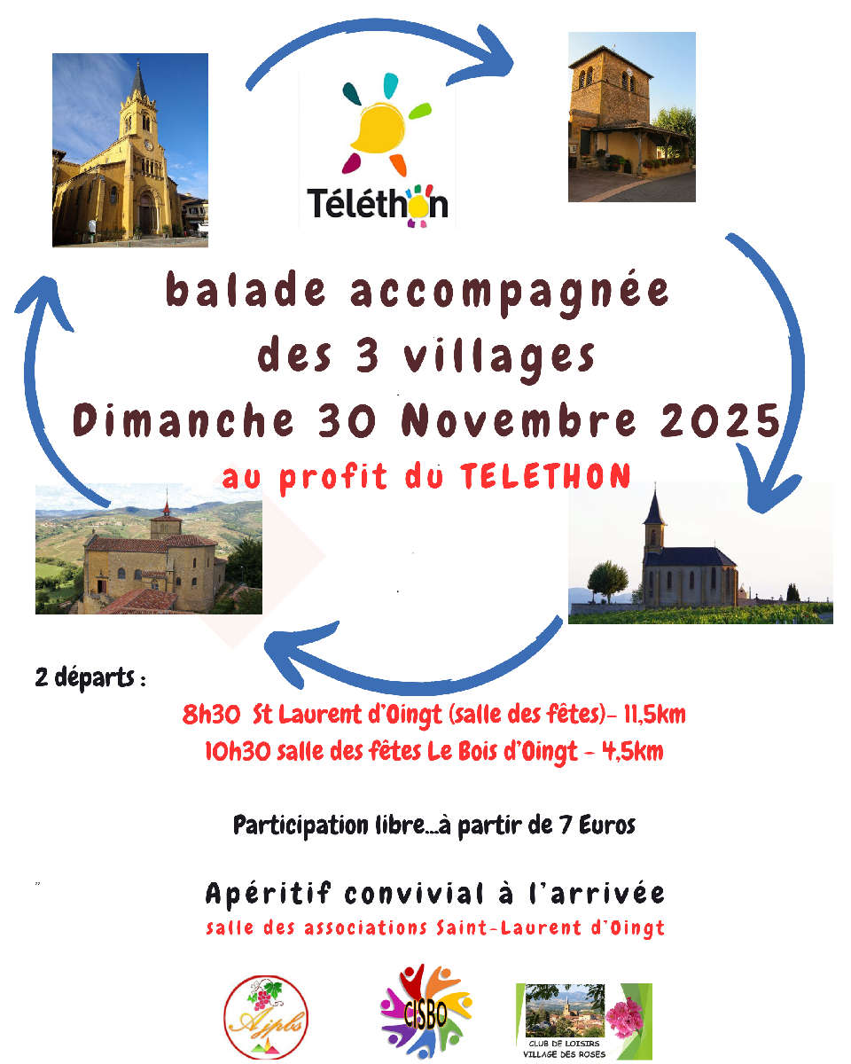 Balade accompagnée Téléthon