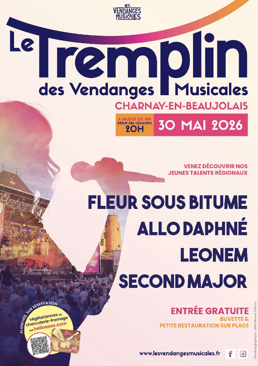Concert 📢﻿﻿ Tremplin des Vendanges Musicales