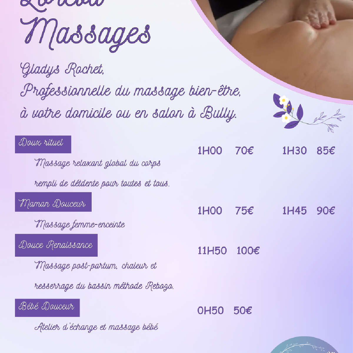 Massages à Bully
