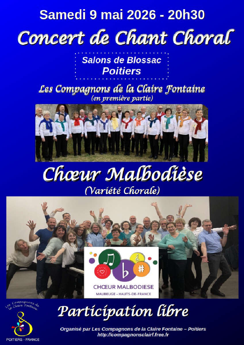 Concert de Chant Choral -Salons de Blossac