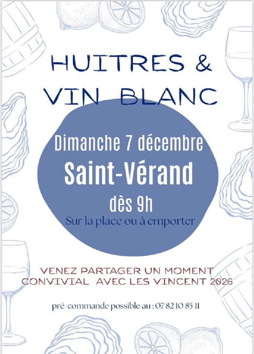 Huîtres et vin blanc
