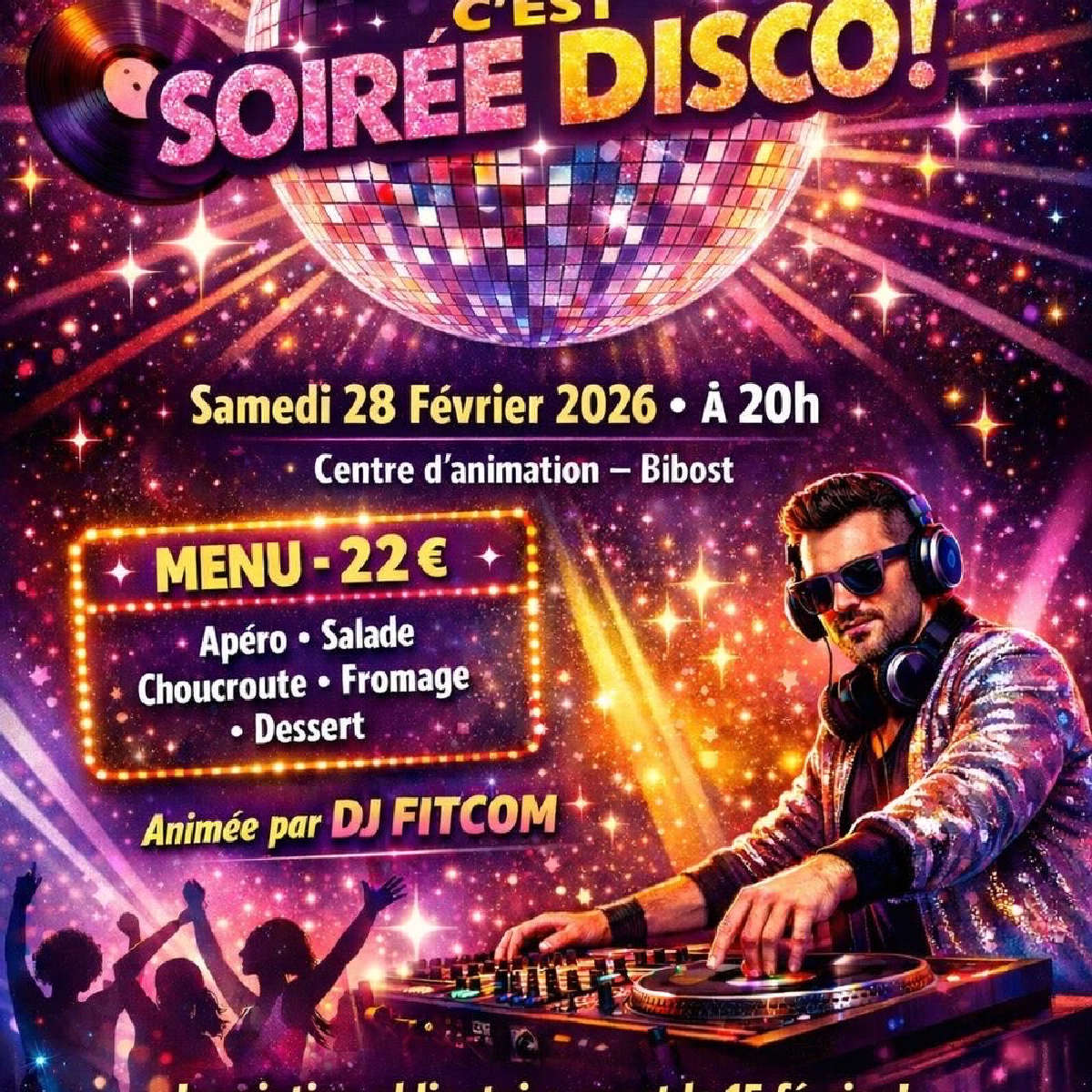 Soirée Disco à Bibost