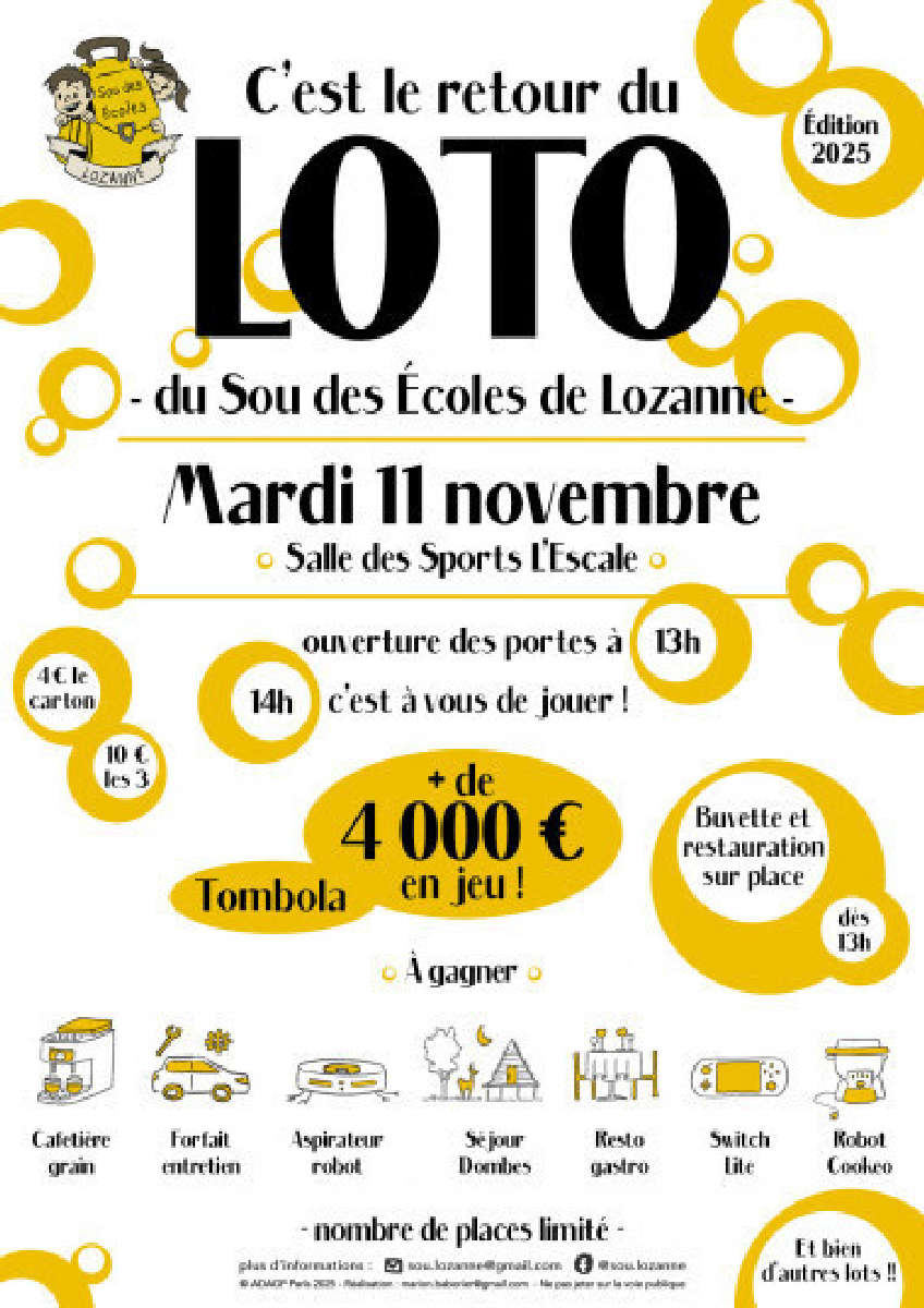Loto du Sou des écoles