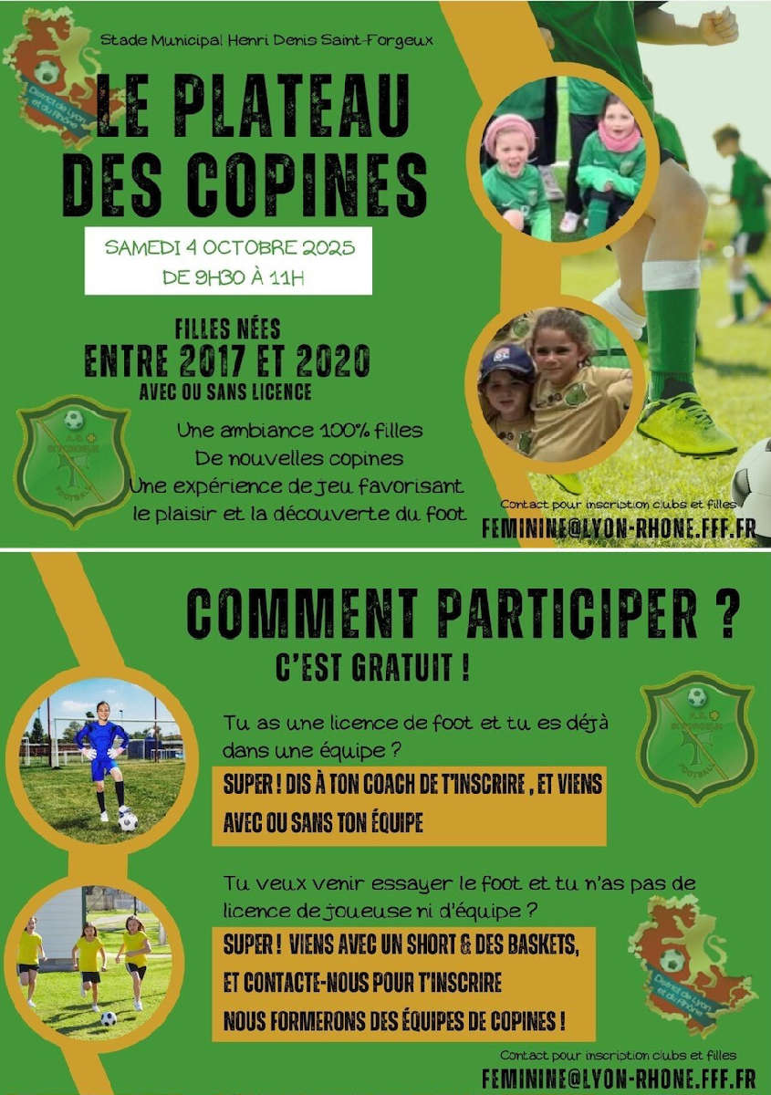 Foot ⚽️Plateau féminin