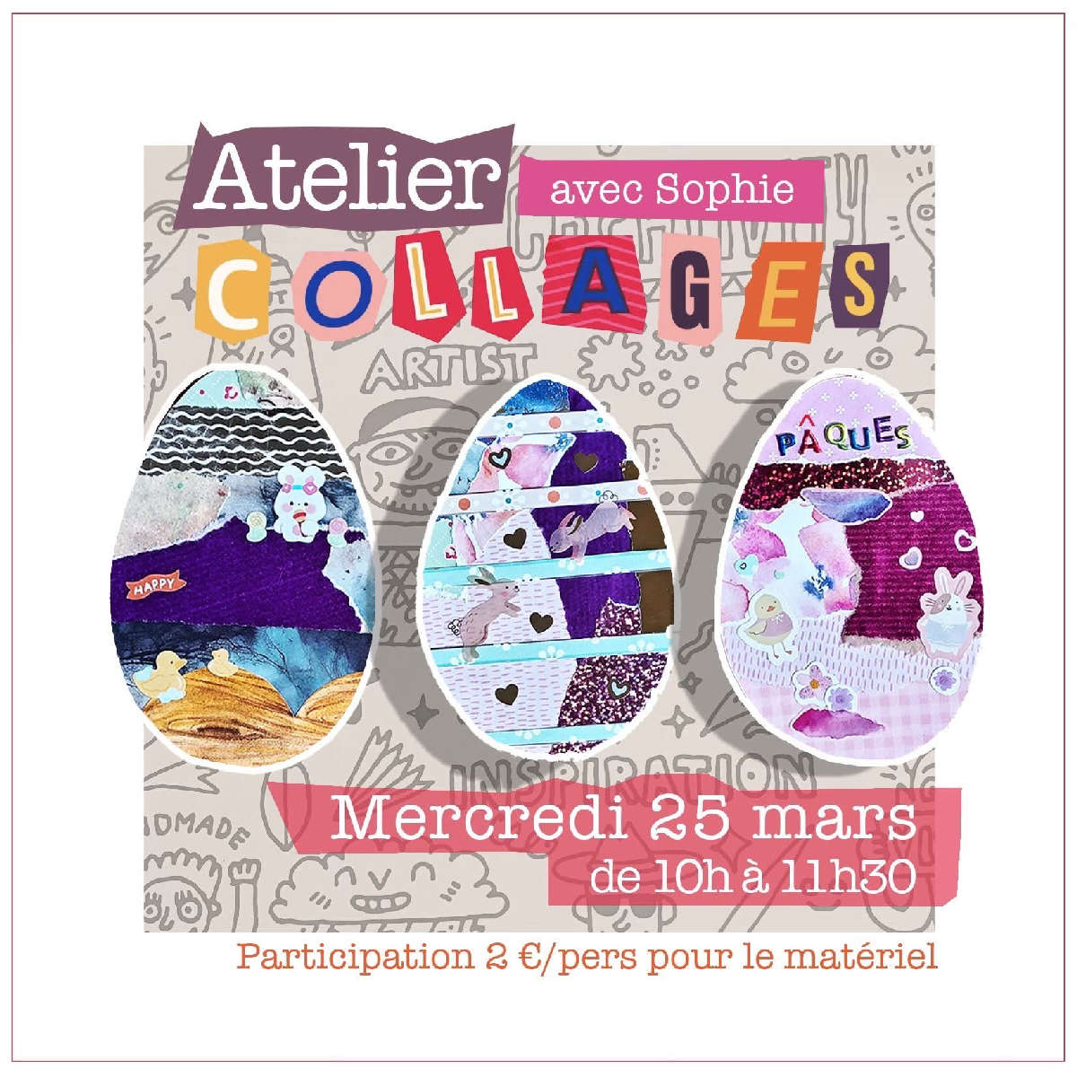 Atelier collages !