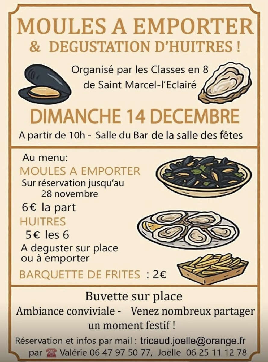 Moules et huîtres 
