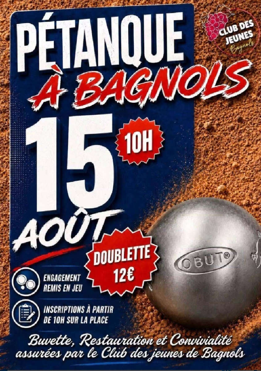 Concours de pétanque