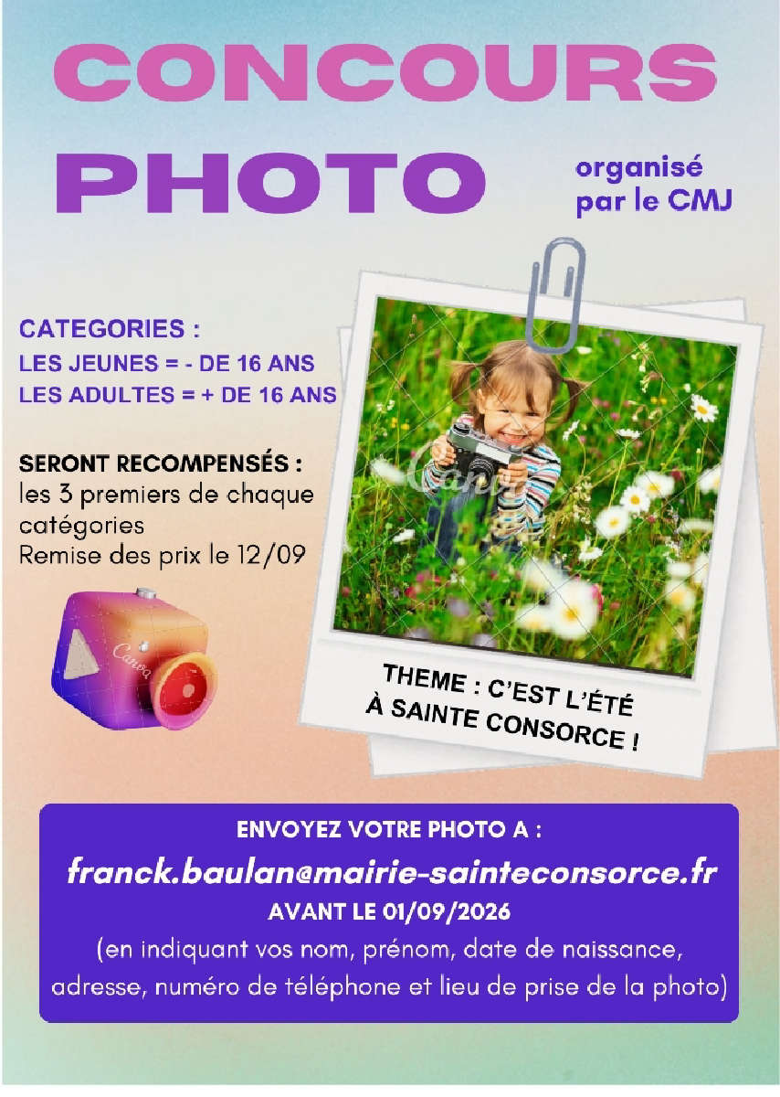 Concours photo du CMJ