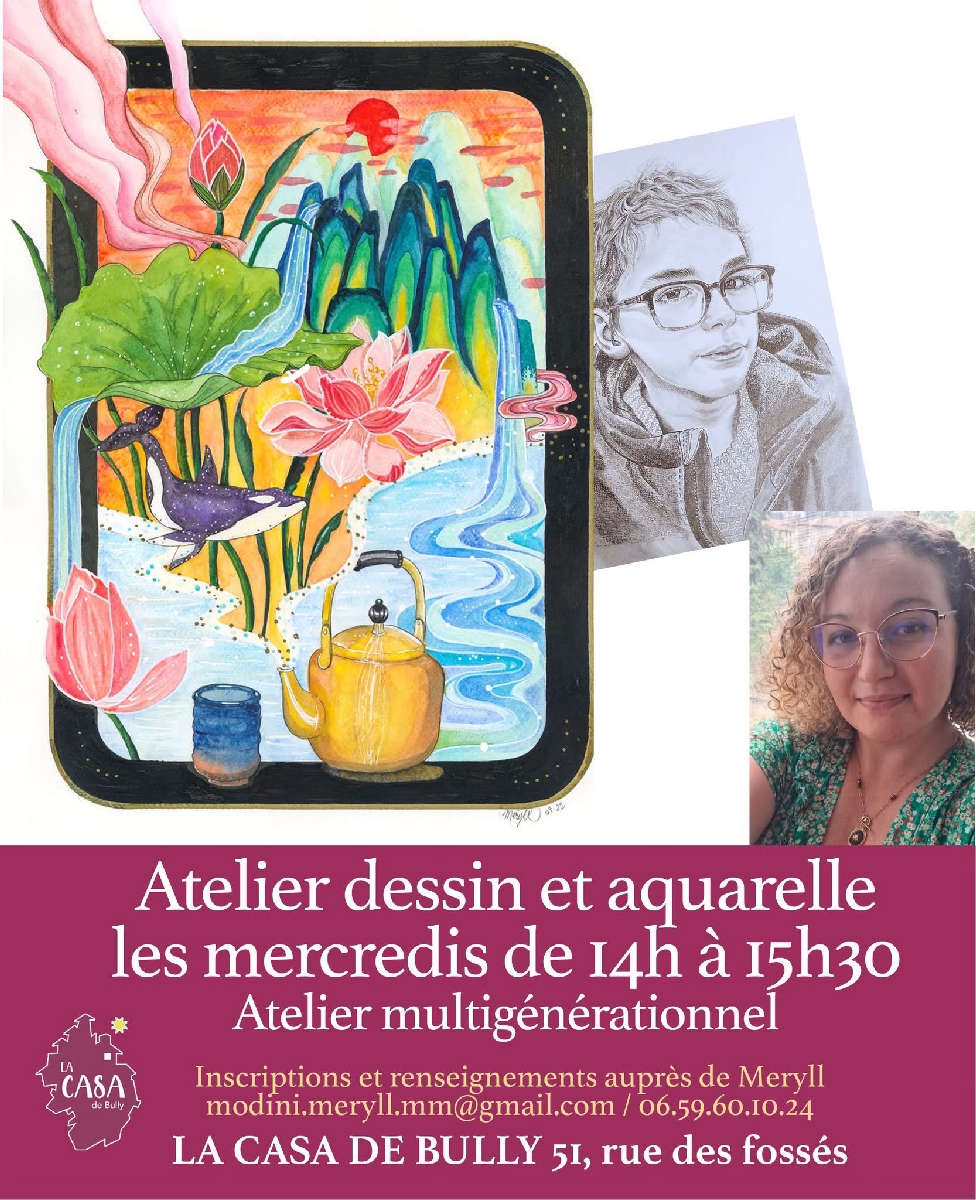 Atelier dessin et aquarelle