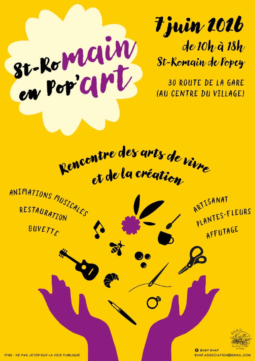 Saint Romain en Pop Art