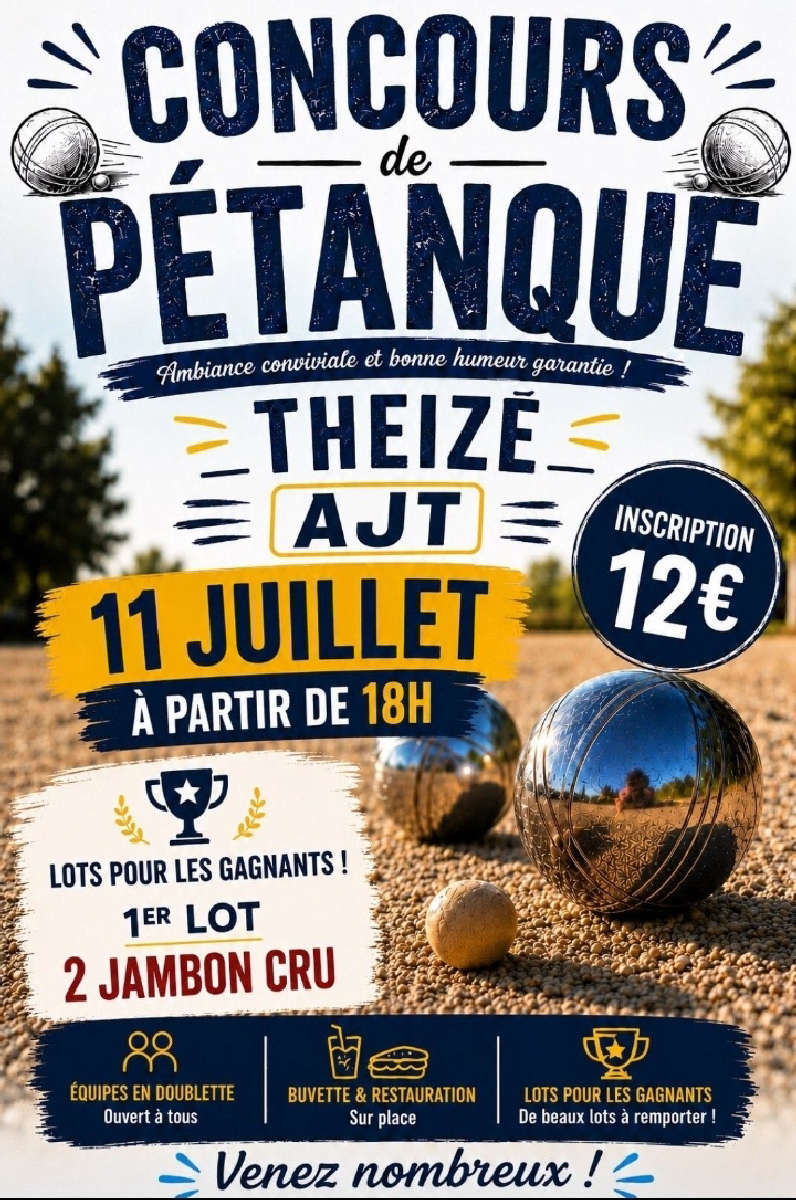 Concours de pétanque