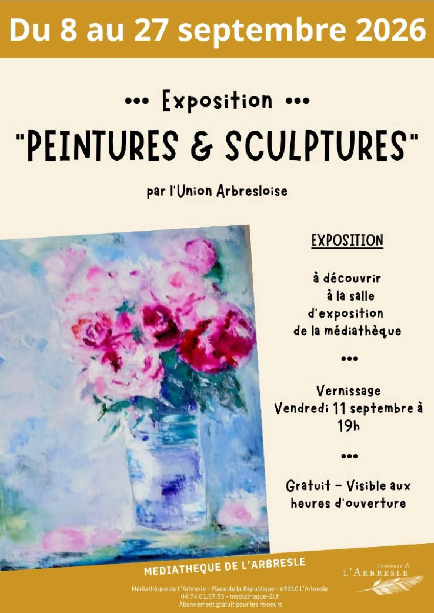 Exposition "Arts Plastiques" - Union Arbresloise