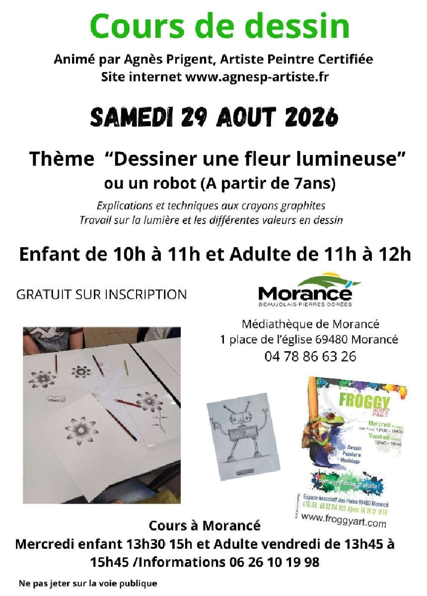Cours de dessin gratuit