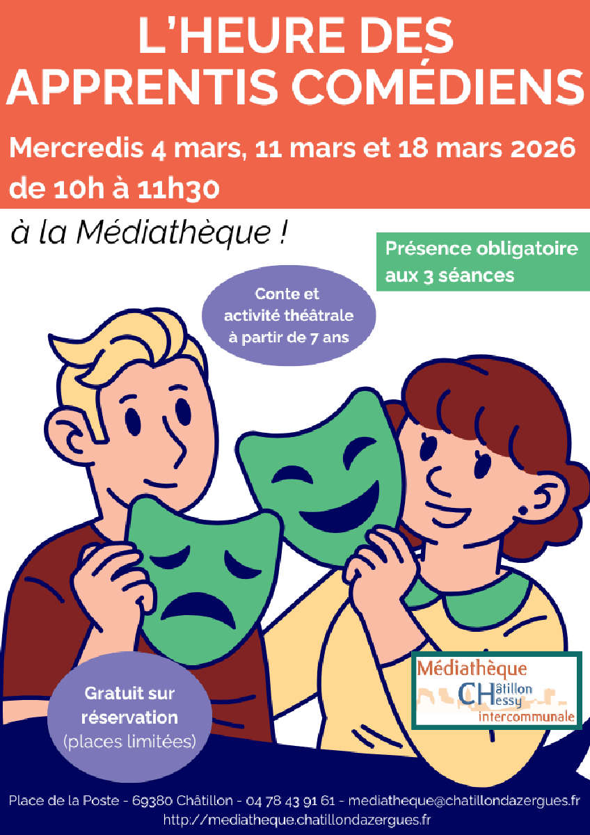 L’heure des apprentis comédiens