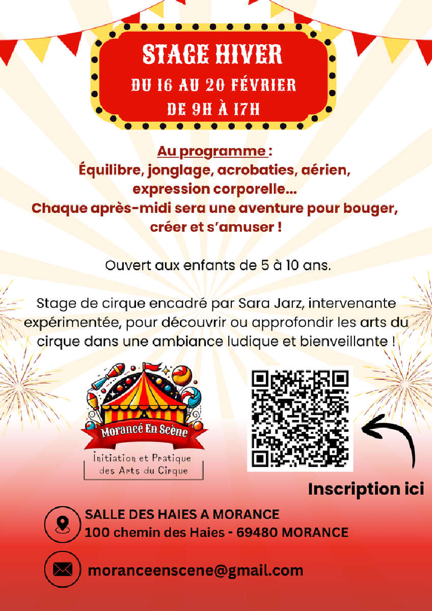 Stage de cirque
