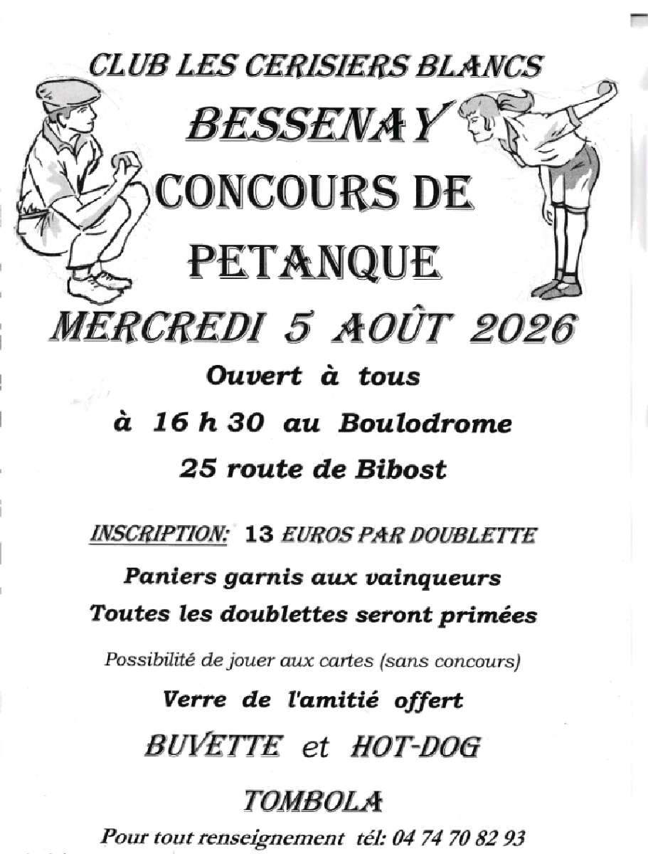 Pétanque (Club des cerisiers blancs)