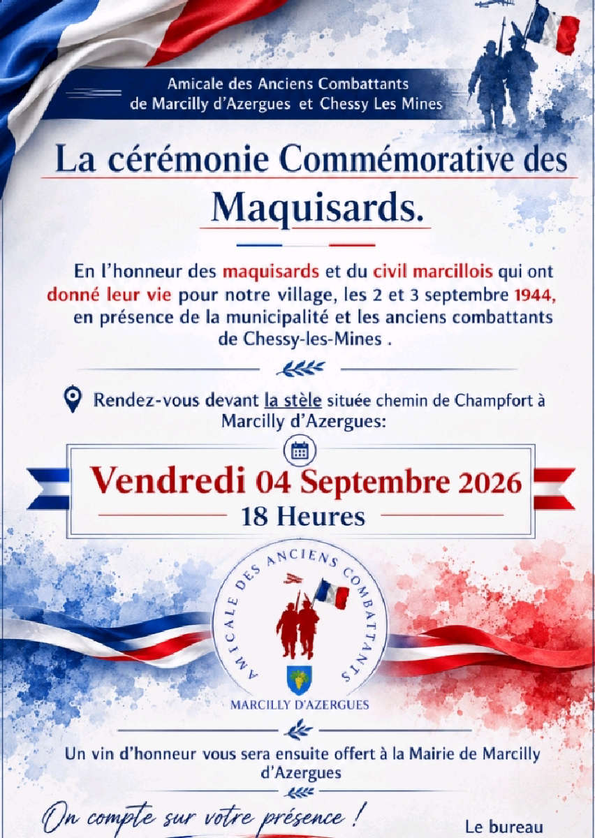Cérémonie commémorative des Maquisards