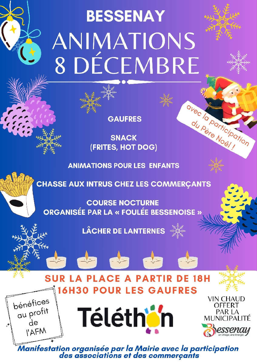 Animations 8 décembre ✨