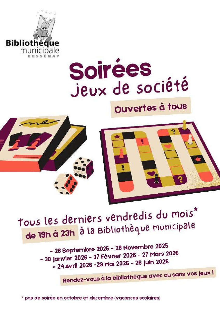 Soirée jeux de société 