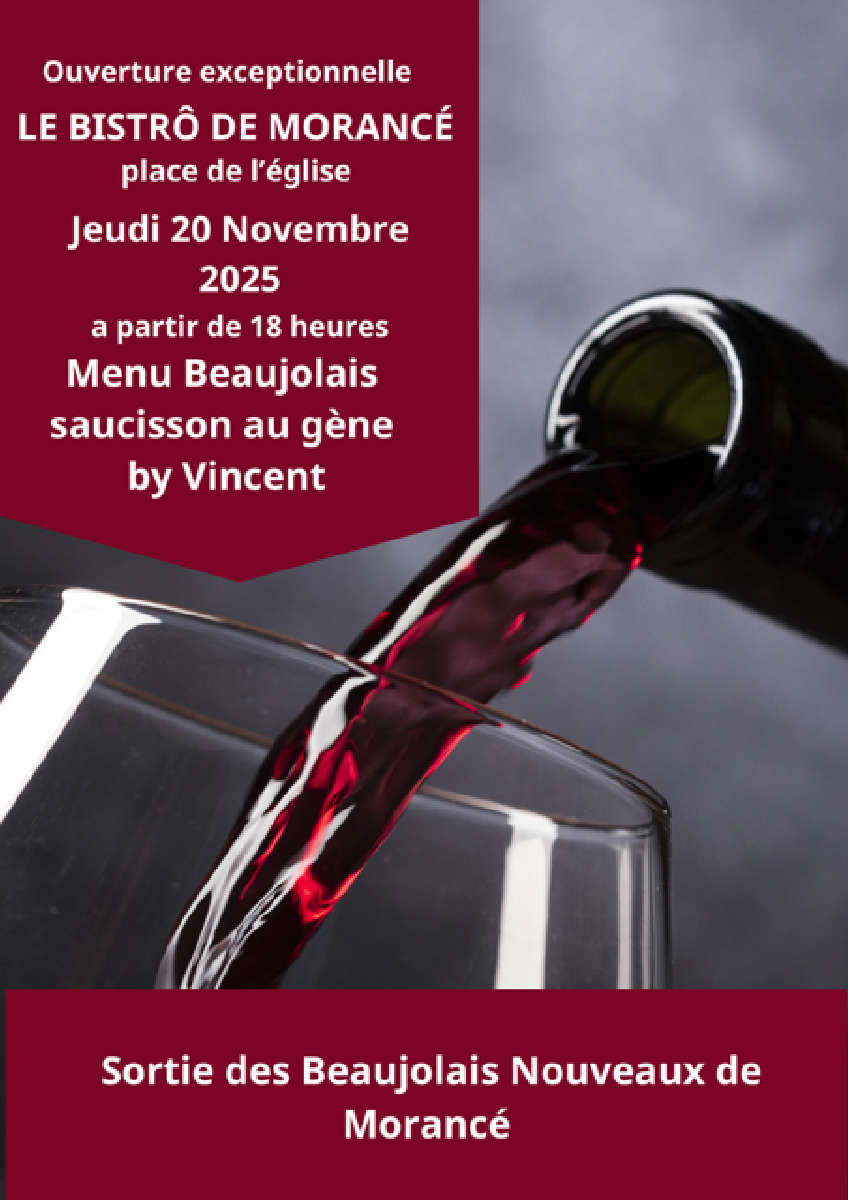 Soirée beaujolais nouveau au Bistrô