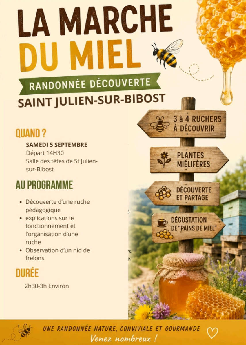 La marche du miel