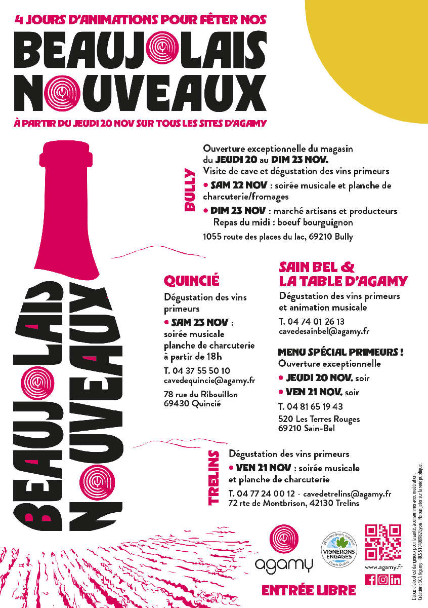 Beaujolais nouveaux AGAMY