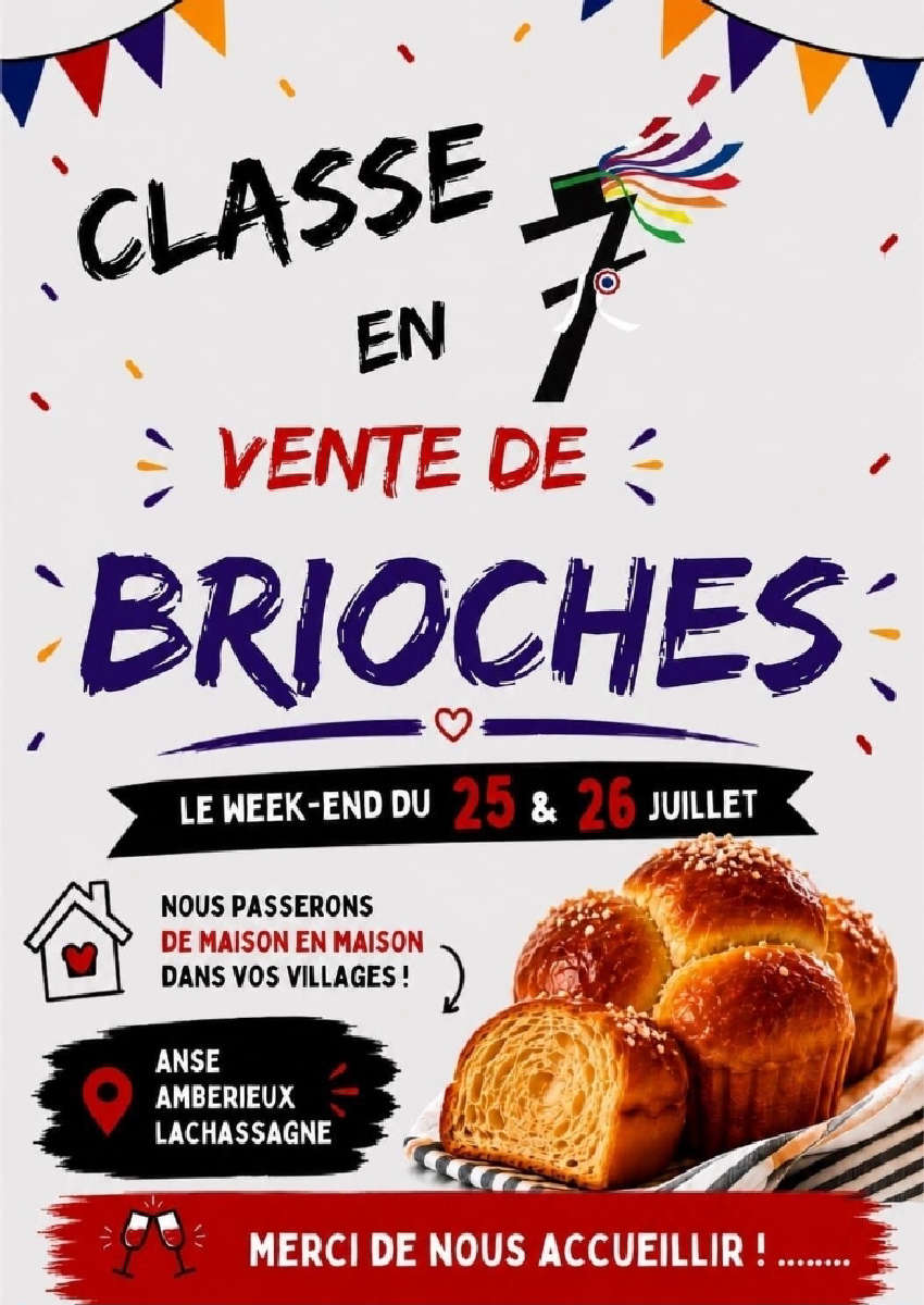 Brioches classe en 7