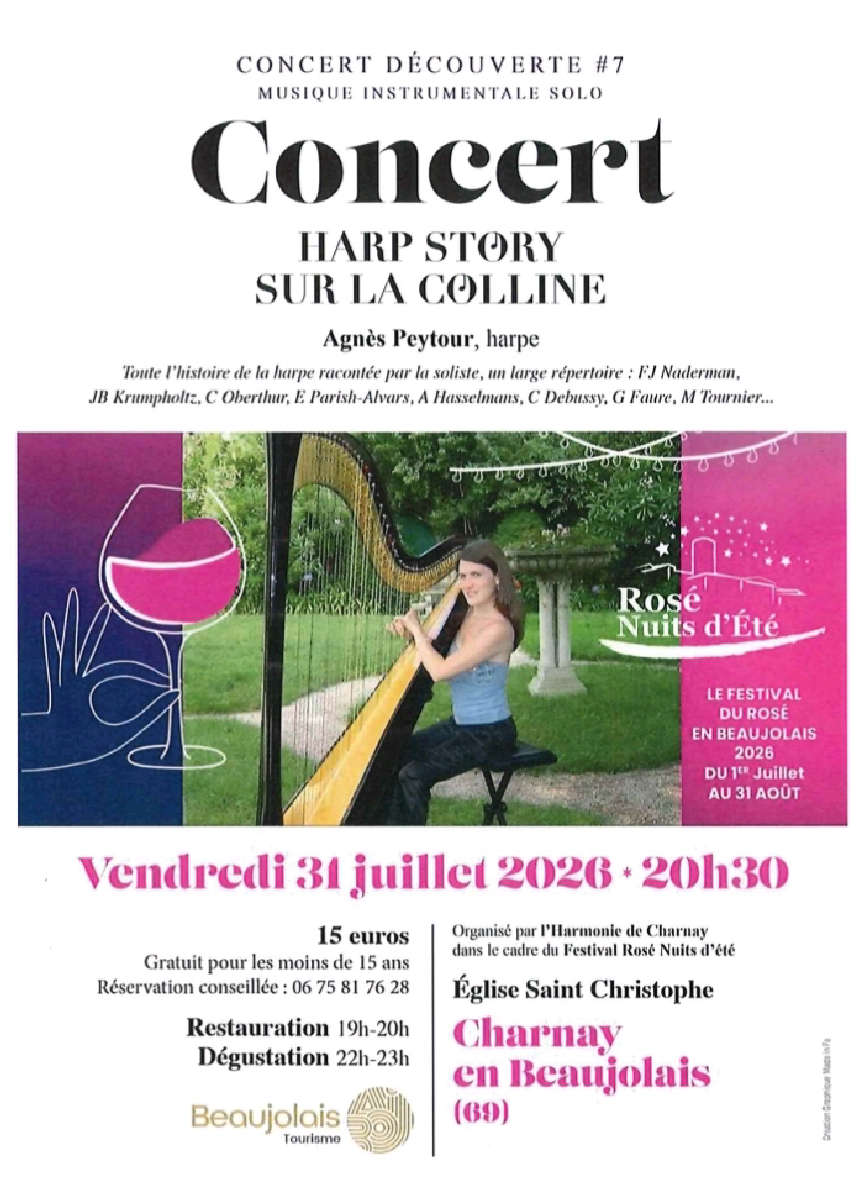 Concert Harp Story sur la Colline