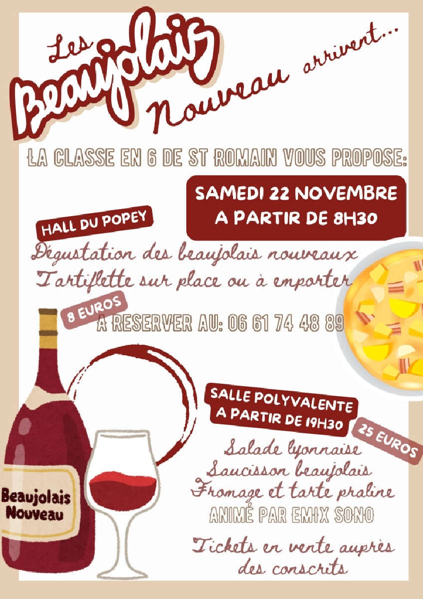 Soirée beaujolais