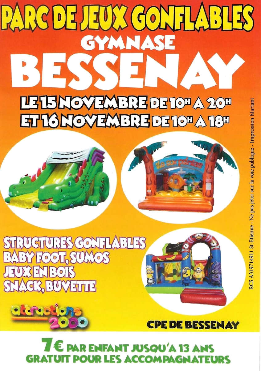 Parc de jeux gonflables