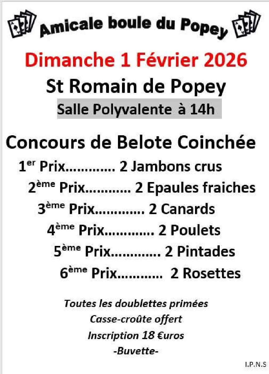 Concours de Belote 