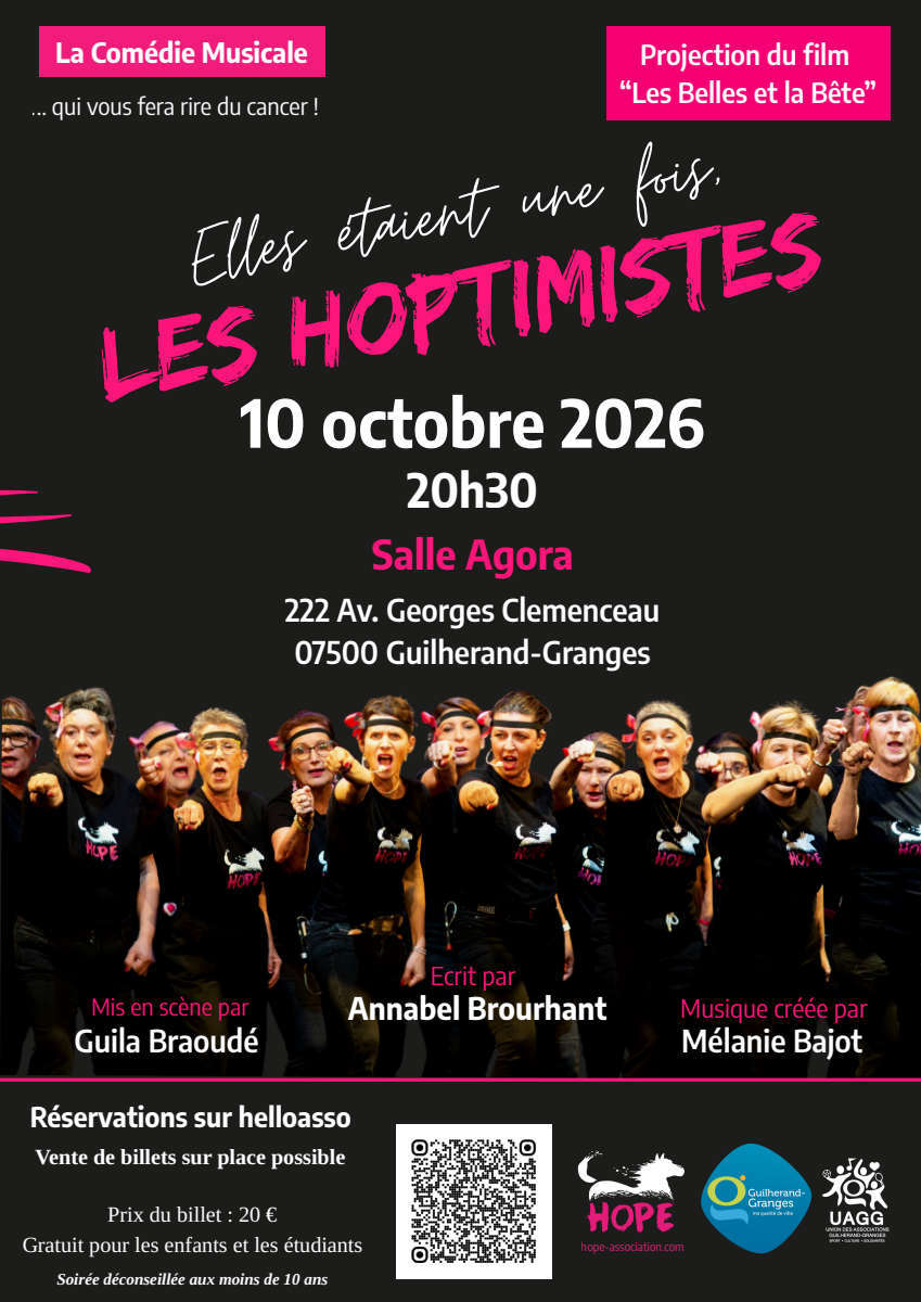 Les Hoptimistes – Comédie musicale dans le cadre d’Octobre Rose