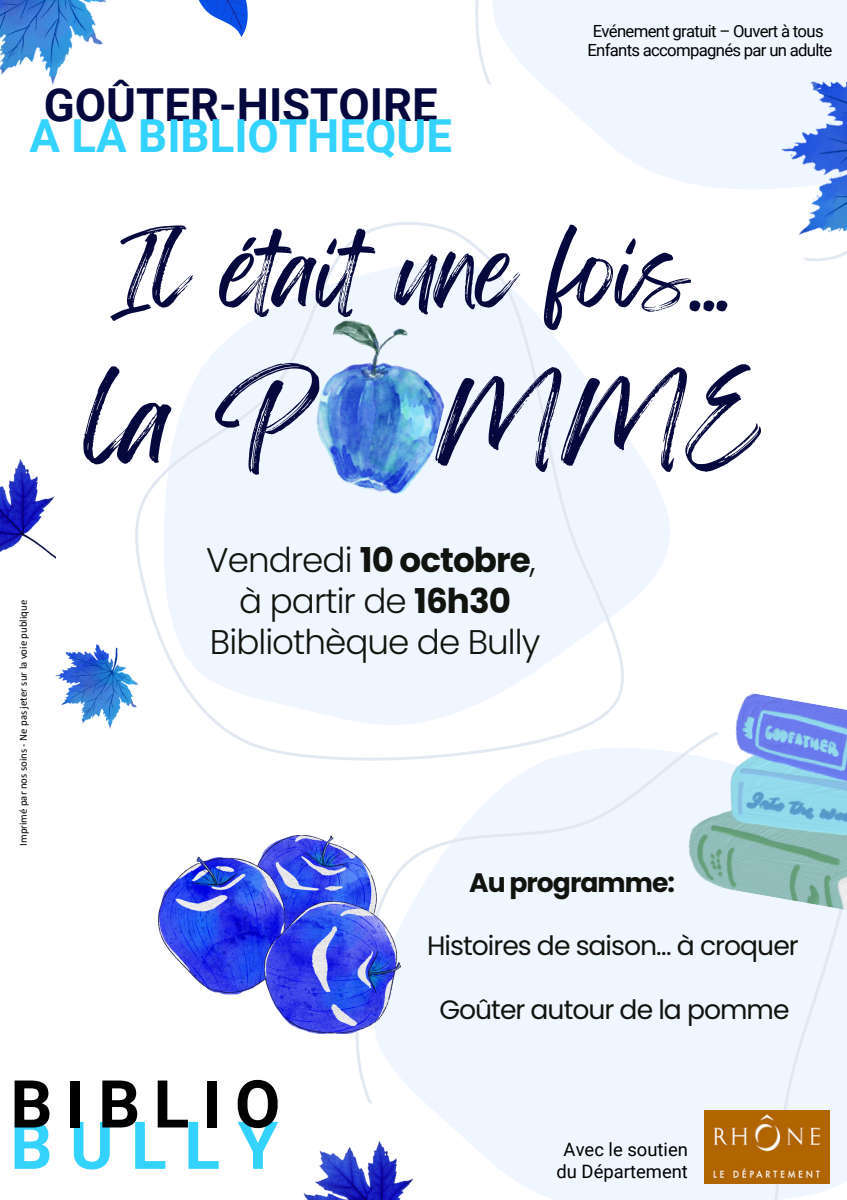 Bibliothèque Goûter Histoires