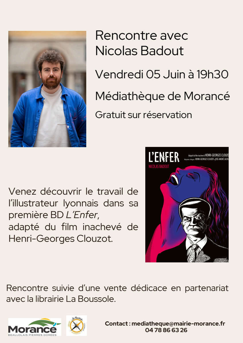 Rencontre ave. Nicolas Badout, auteur de BD