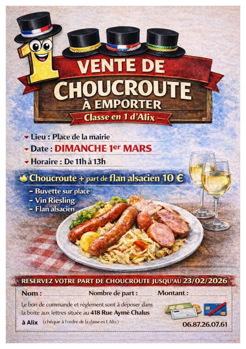 Choucroute à emporter