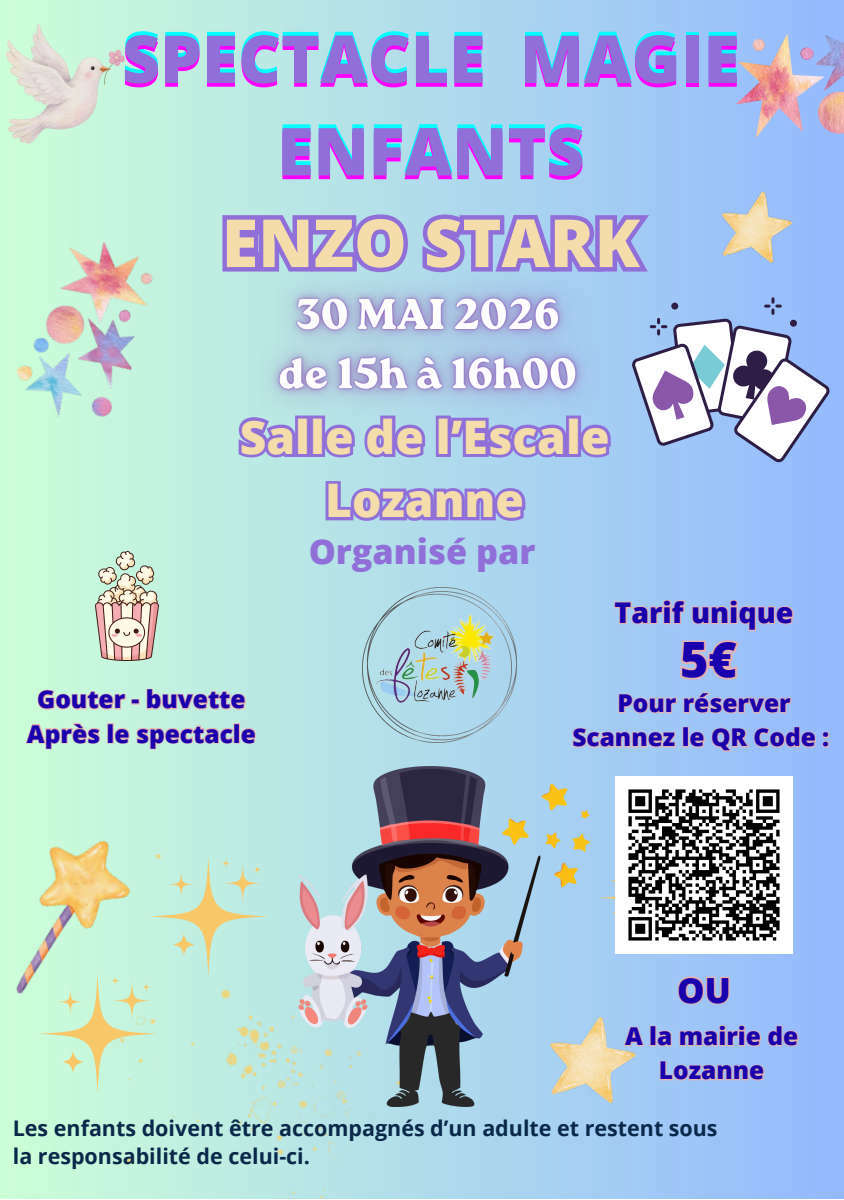 ✨ Spectacle de magie enfants avec Enzo STARK ✨
