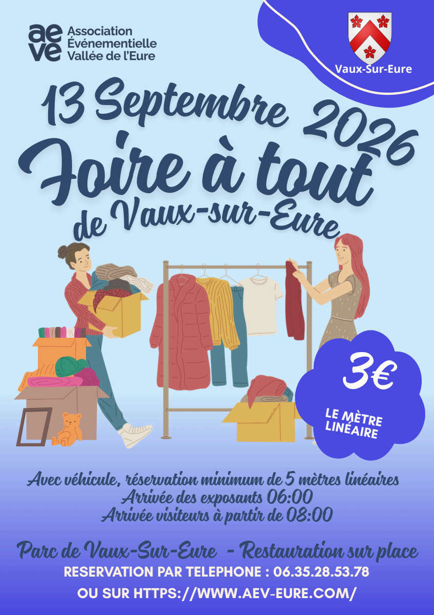 Foire à tout - Vaux sur Eure