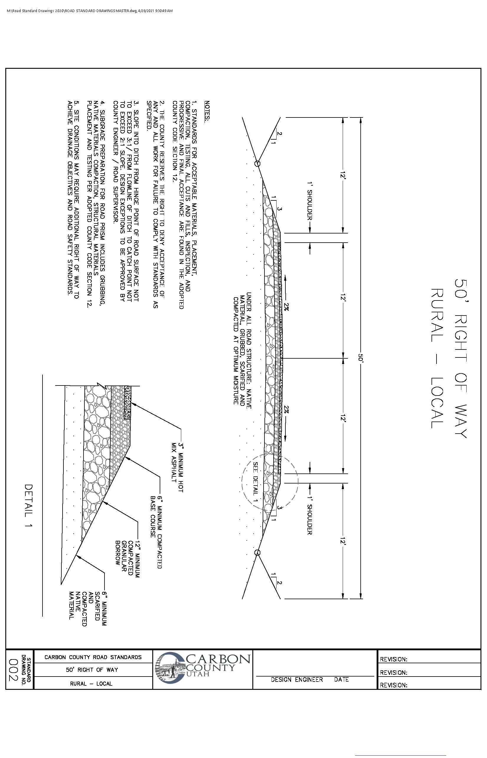 Standard Drawing 002