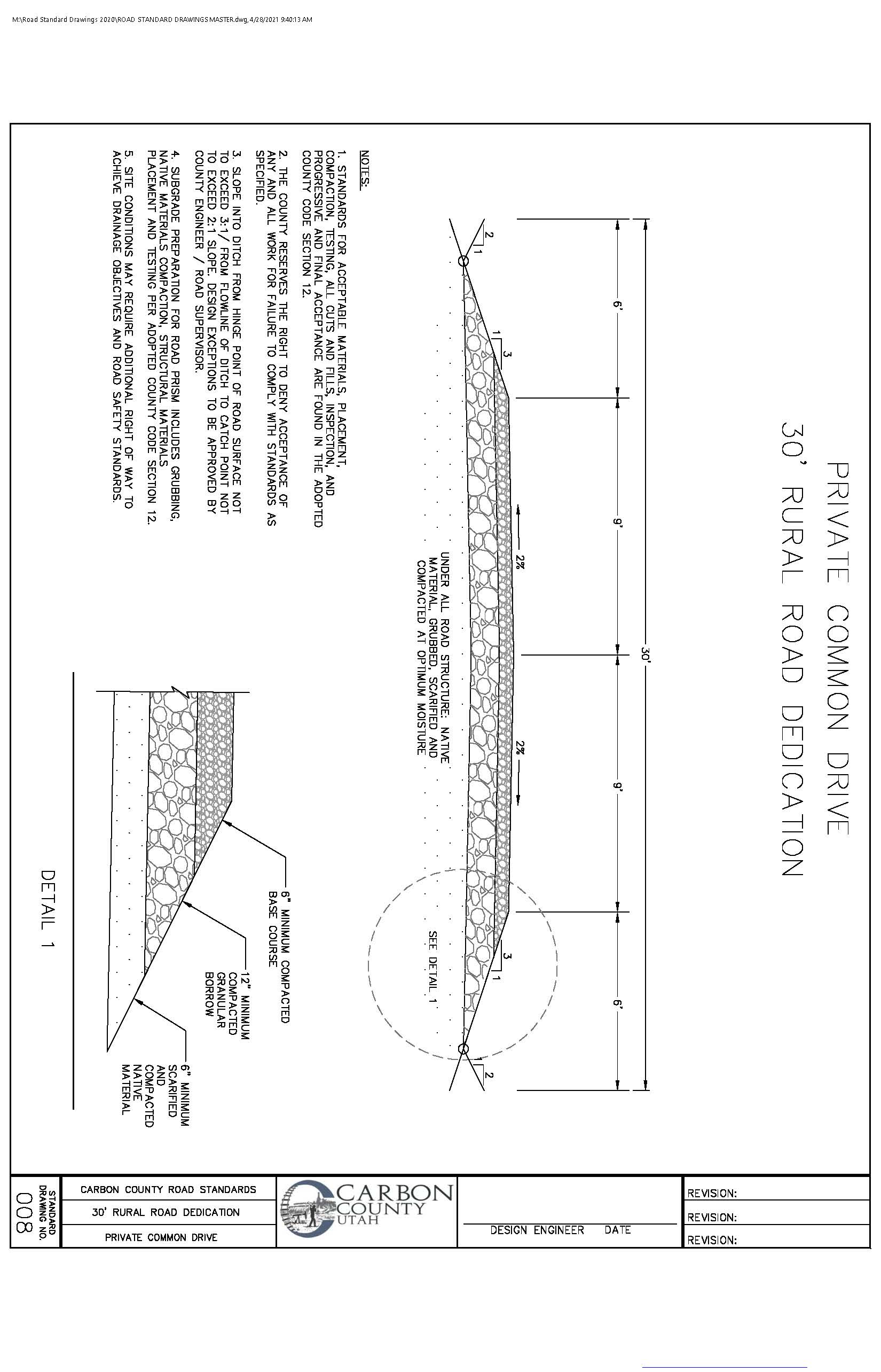 Standard Drawing 008