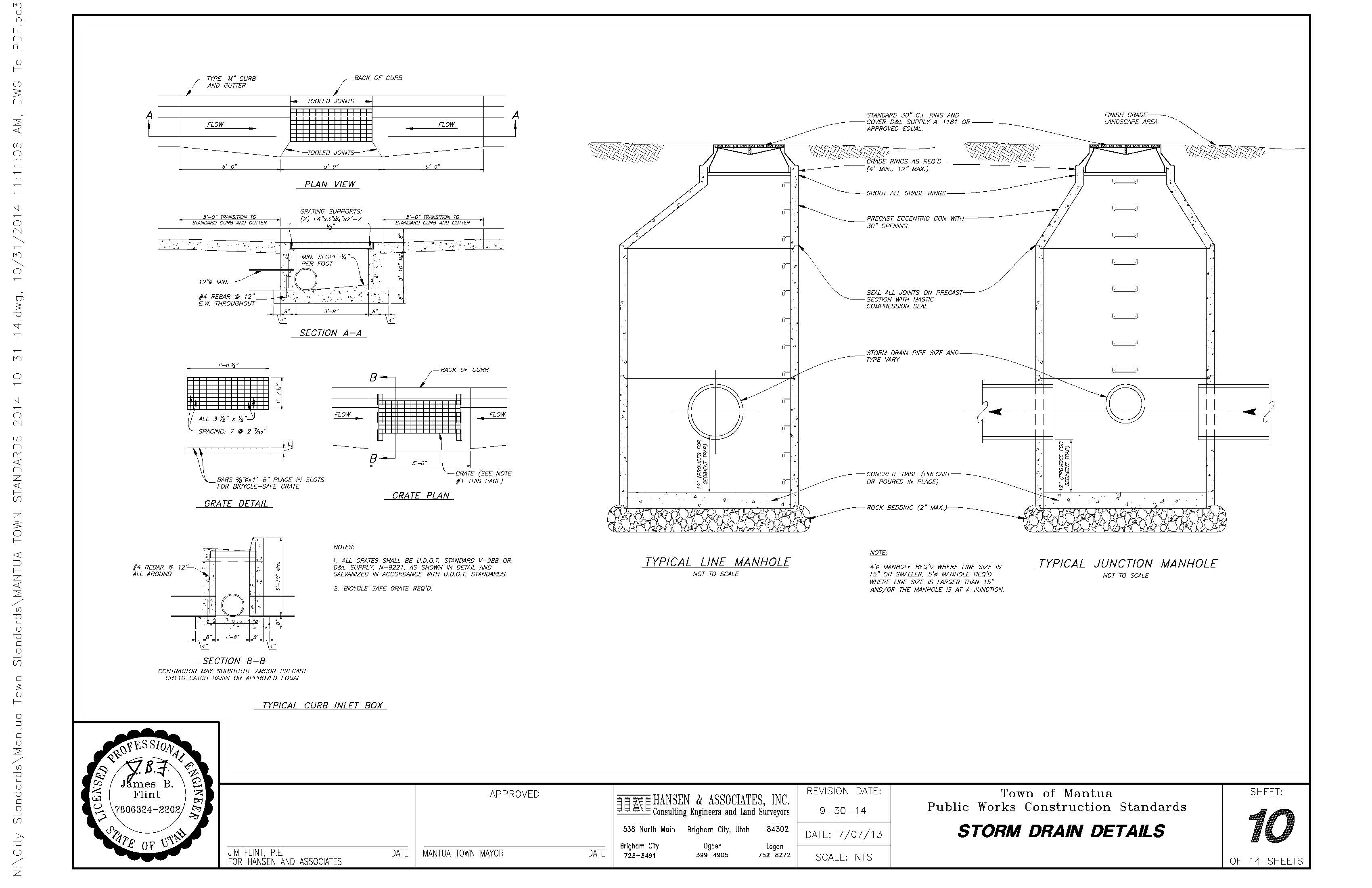 Storm Drain Details