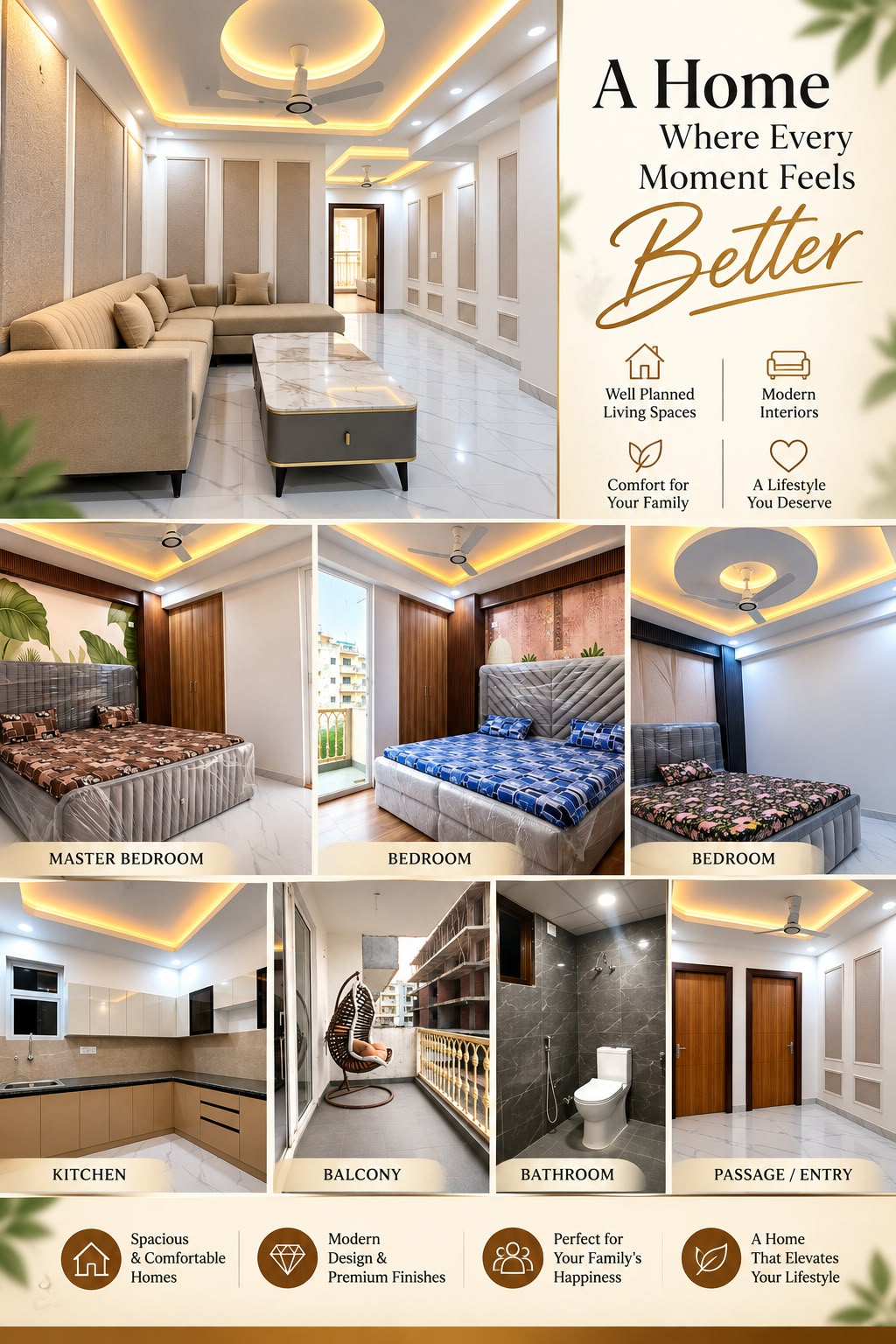 3 BHK Flat for Sale in Urbania City Sector 27 Greater Noida, Greater Noida