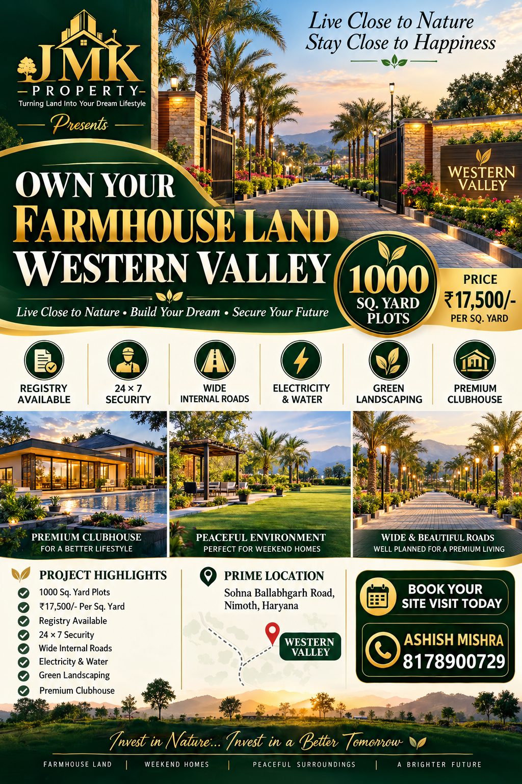 1,000 sq yd Plot for Sale in Sohna Ballabhgarh Road, Gurugram — photo 3