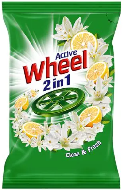 Wheel Green Lemon & Jasmine Detergent Powder, 1 kg