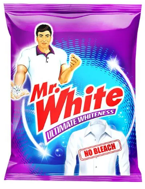 Mr. White Detergent Powder, 1 kg Pouch