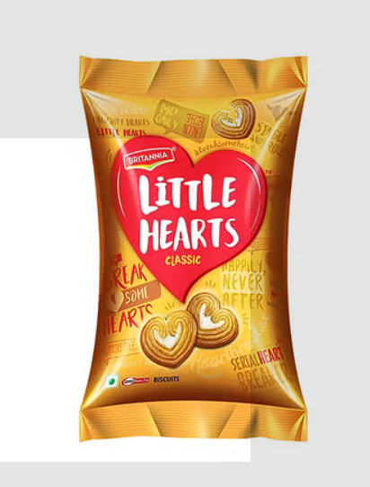 Britannia Little Hearts Classic Biscuit