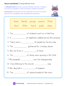 worksheet-Using-collective-nouns---Wolf