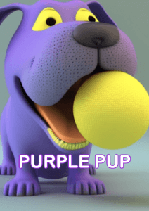 Purple Pup (Level A Story) - Reading Comprehension | Reading & Writing Worksheet