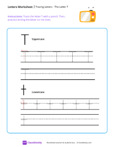 worksheet-Tracing-Letters---The-Letter-T